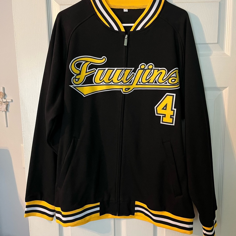Black and Yellow Fuujins Jacket